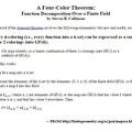 A four-color theorem