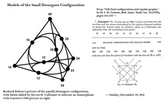 Models of the small Desargues configuration