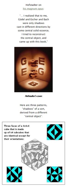 Hofstadter's GEB Cube and Solomon's Cube