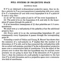Baer, Null Systems in Projective Space